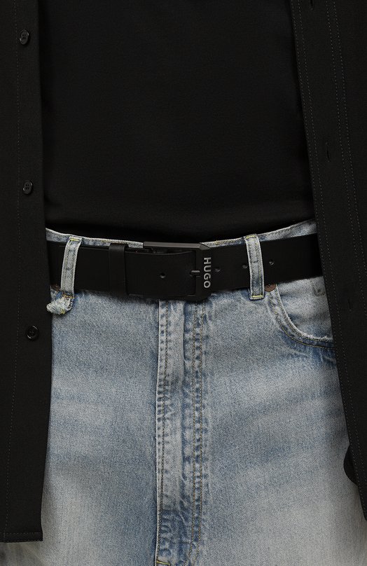 фото Кожаный ремень hugo