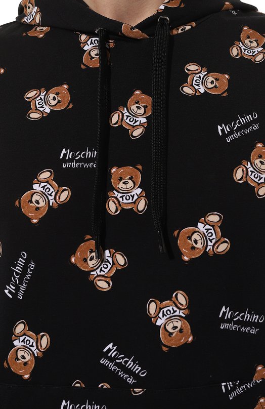 фото Хлопковое худи moschino