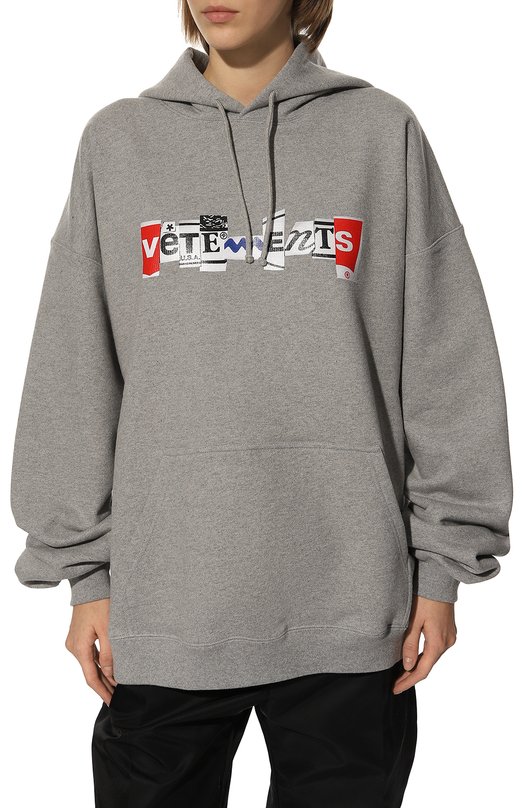 фото Хлопковое худи vetements