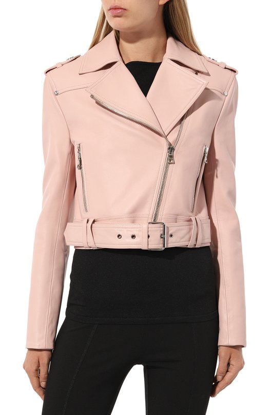 фото Кожаная куртка balmain