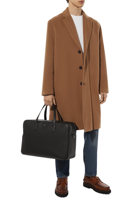 фото Кожаная сумка для ноутбука boss