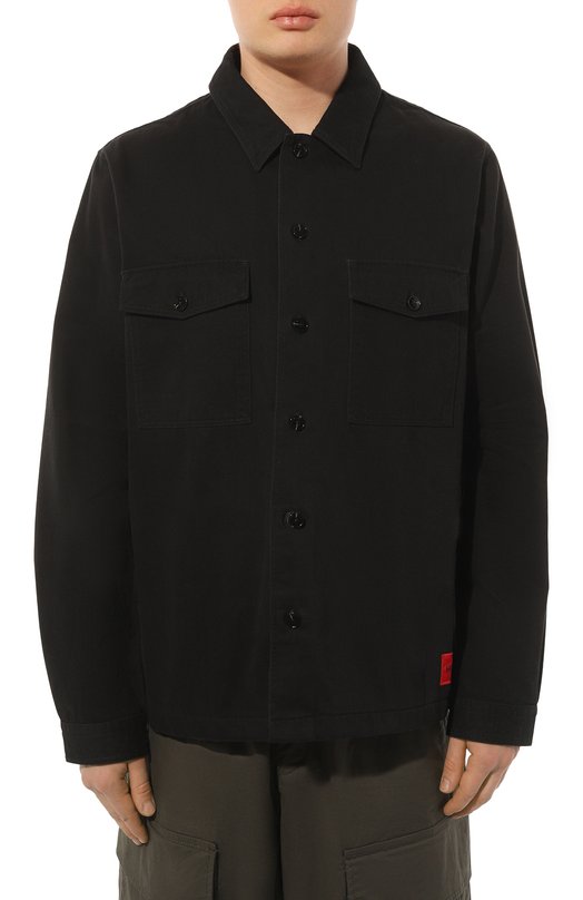 фото Хлопковая рубашка hugo