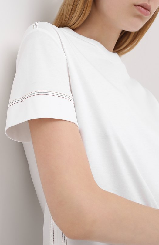 фото Хлопковая футболка loro piana