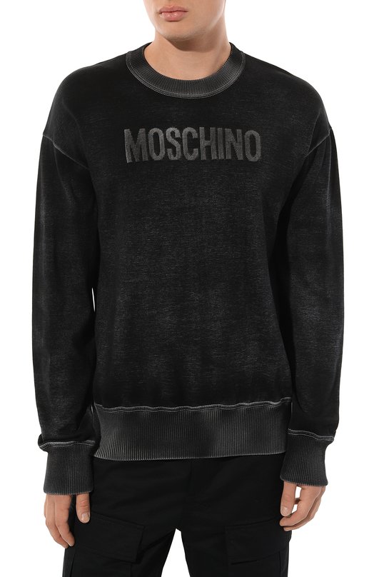 фото Хлопковый джемпер moschino