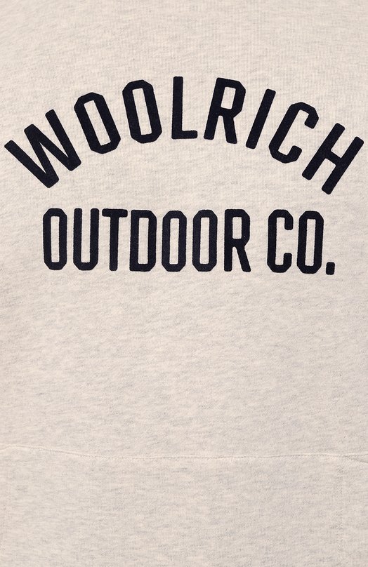 фото Хлопковое худи woolrich