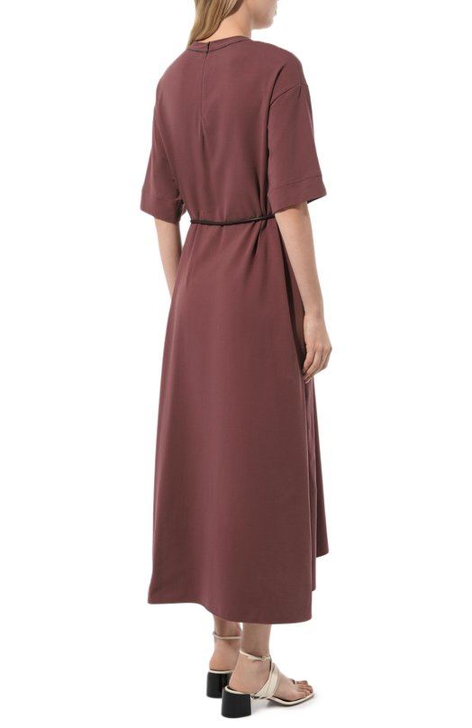 фото Хлопковое платье brunello cucinelli