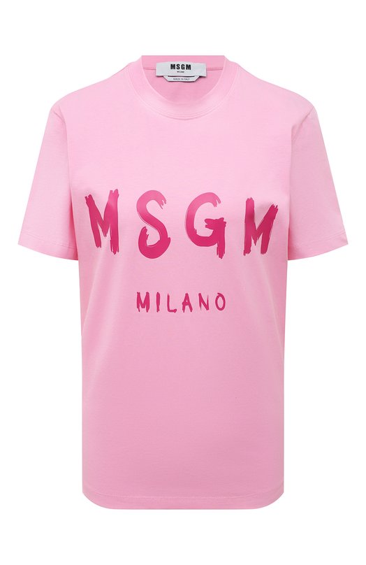 фото Хлопковая футболка msgm