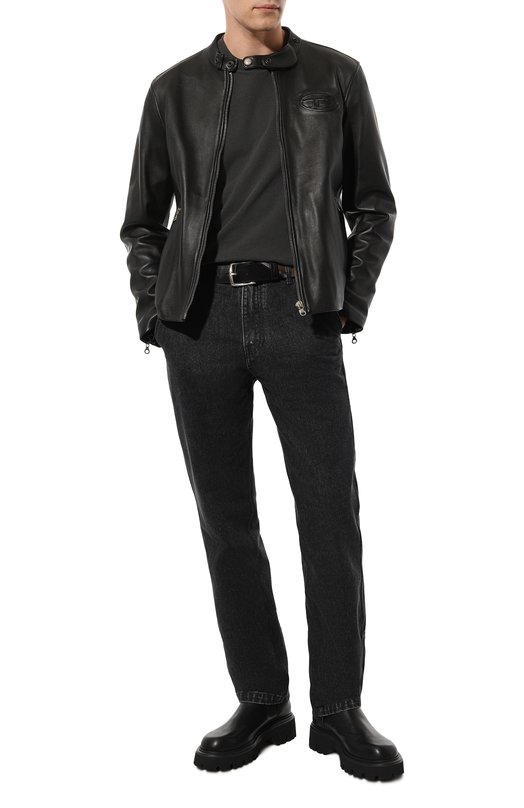 фото Кожаная куртка diesel