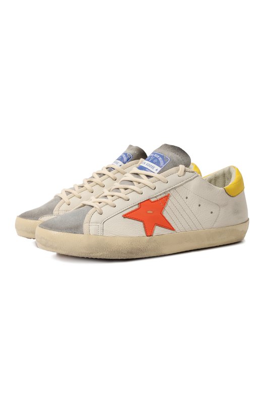 фото Кожаные кеды superstar golden goose deluxe brand