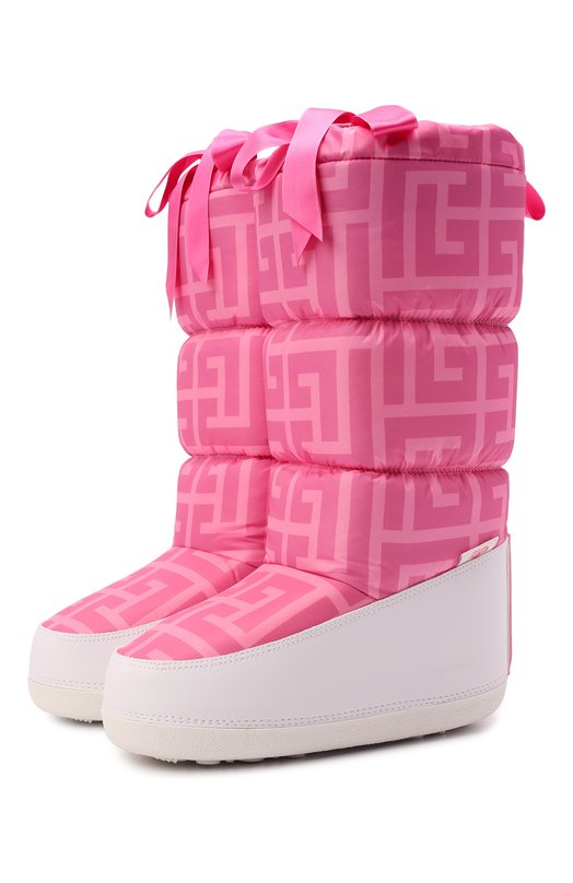 фото Комбинированные сапоги after ski tundra balmain x barbie balmain