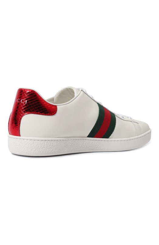 фото Кожаные кеды new ace gucci