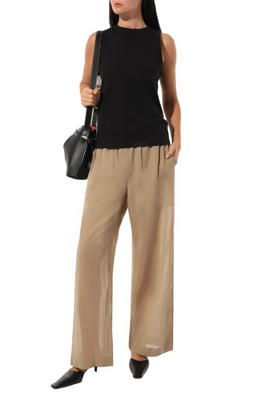 фото Хлопковые брюки brunello cucinelli