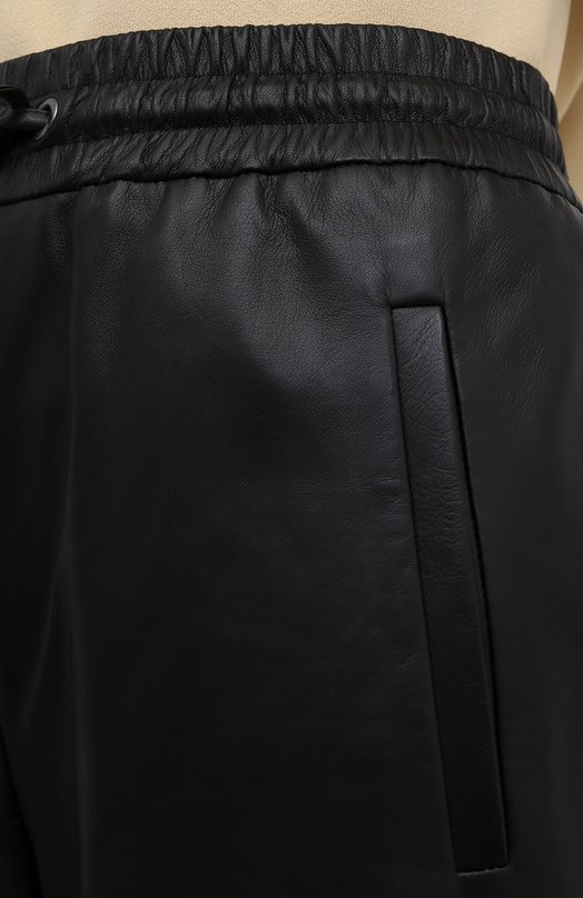 фото Кожаные брюки brunello cucinelli