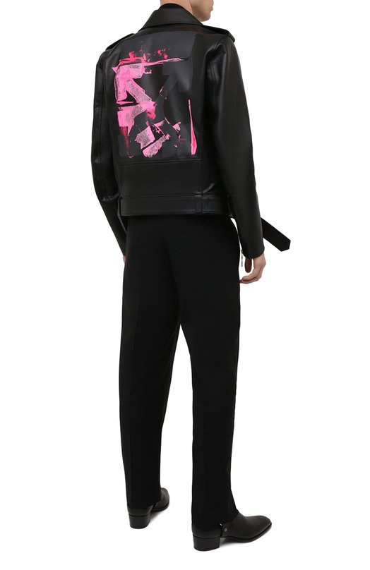 фото Кожаная куртка off-white