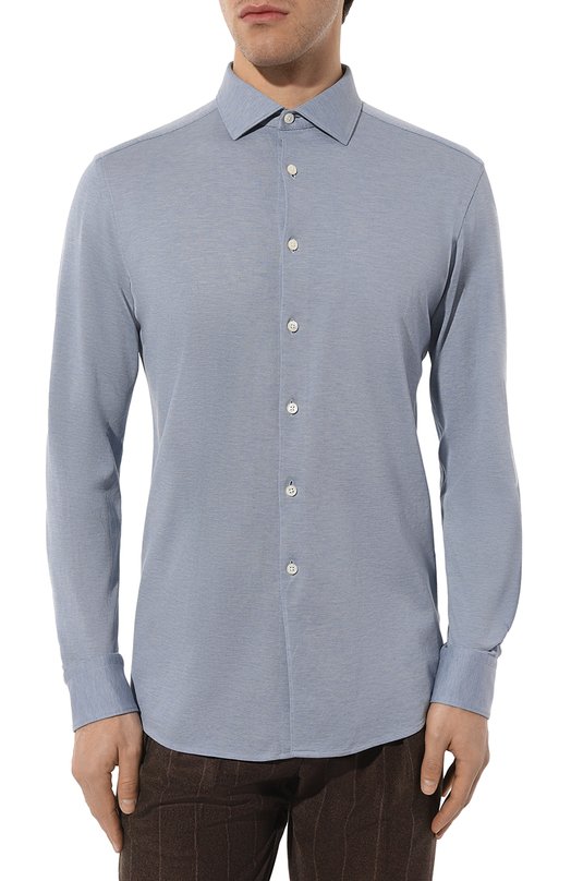 фото Хлопковая рубашка ermenegildo zegna