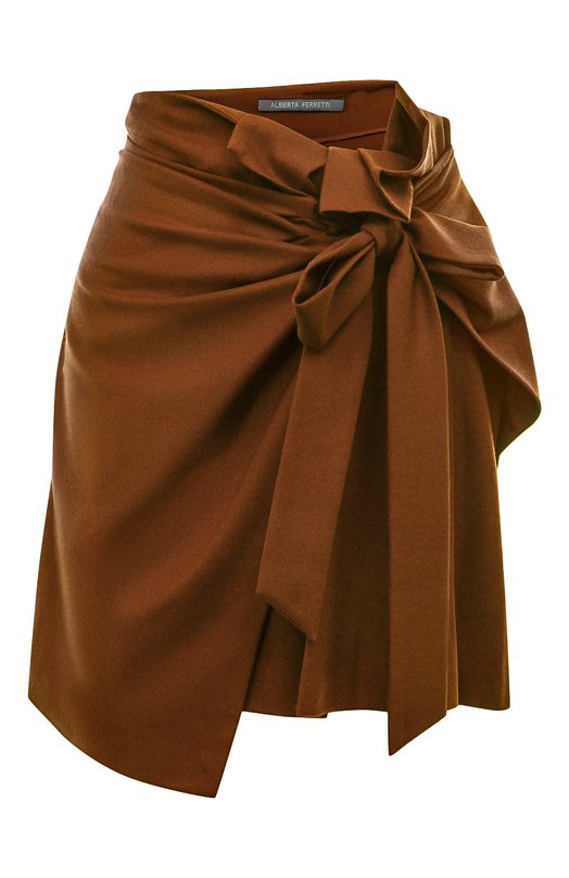 фото Шерстяная юбка alberta ferretti