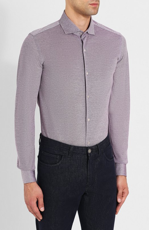 фото Хлопковая рубашка loro piana