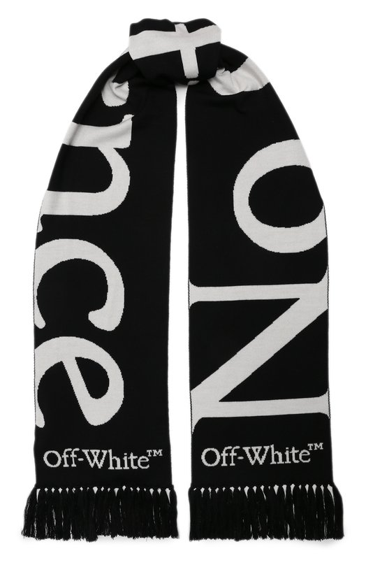 фото Шерстяной шарф off-white