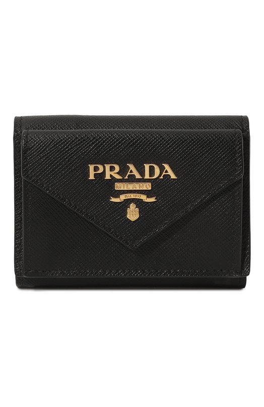 фото Кожаный кошелек prada