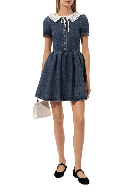 фото Джинсовое платье self-portrait