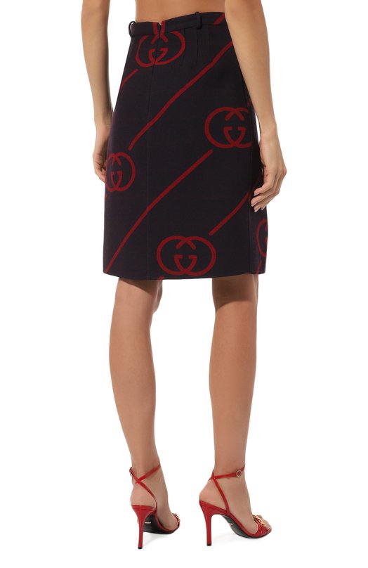 фото Шерстяная юбка gucci