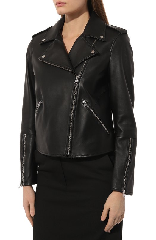 фото Кожаная куртка hugo