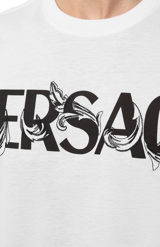 фото Хлопковая футболка versace