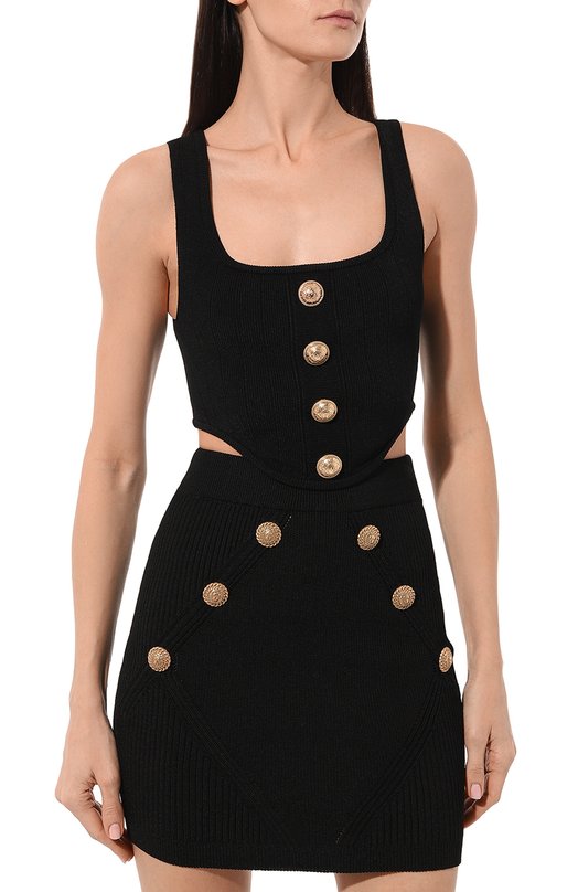 фото Топ из вискозы balmain