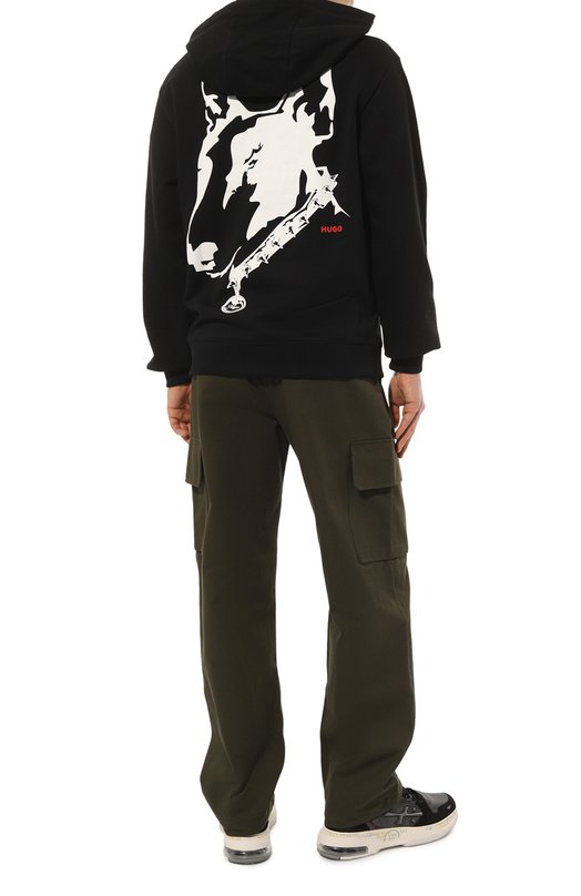 фото Хлопковое худи hugo