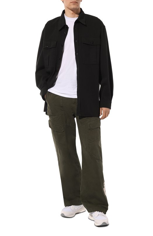 фото Хлопковая рубашка dries van noten