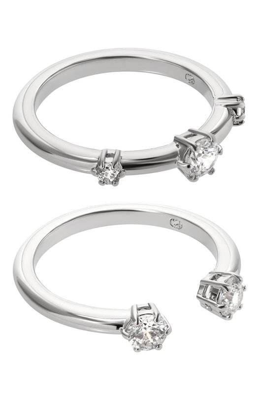 фото Набор из двух кольц constella swarovski
