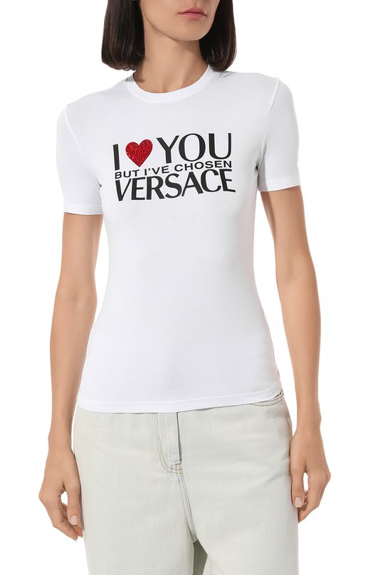 фото Футболка из вискозы versace