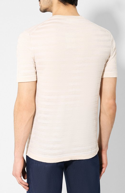 фото Футболка из смеси льна и шелка brioni