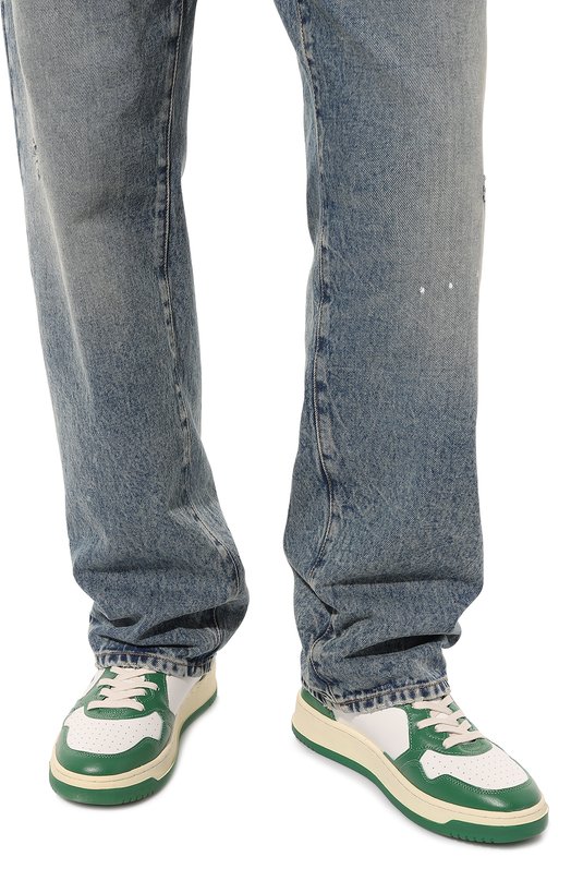 фото Кожаные кеды medalist autry