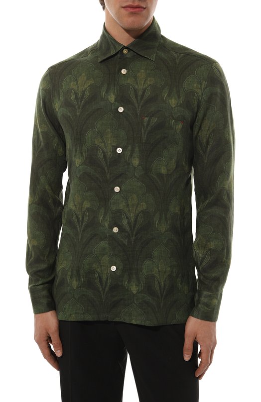 фото Льняная рубашка kiton