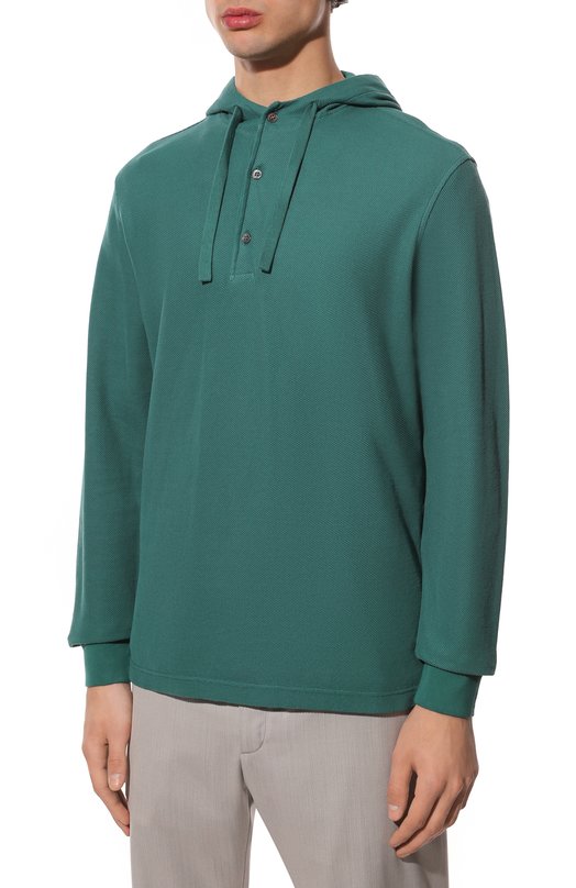 фото Хлопковое худи loro piana