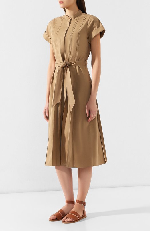 фото Хлопковое платье loro piana