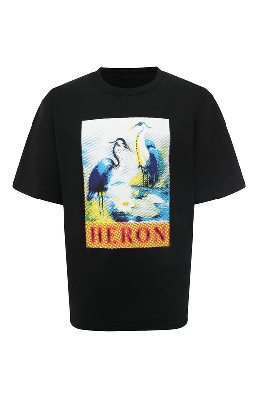 фото Хлопковая футболка heron preston