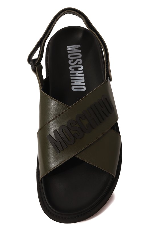 фото Кожаные сандалии moschino