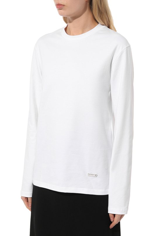 фото Хлопковый лонгслив jil sander