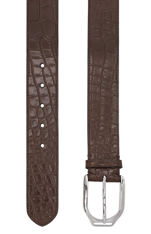 фото Ремень из кожи аллигатора ralph lauren