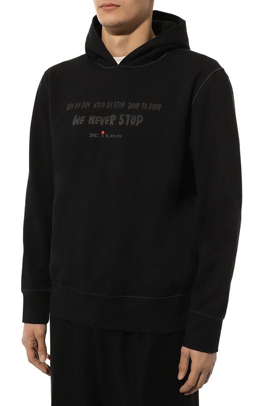 фото Хлопковое худи kiton