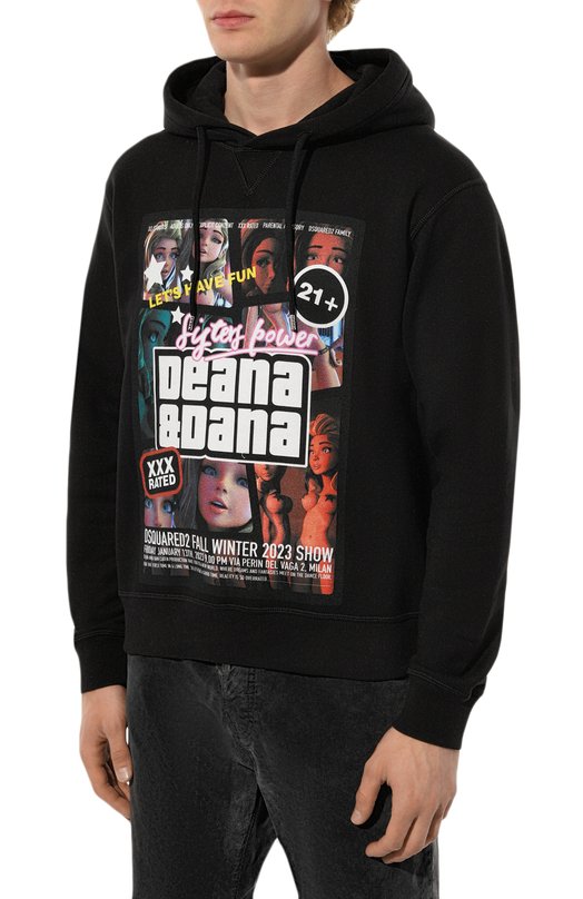 фото Хлопковое худи dsquared2