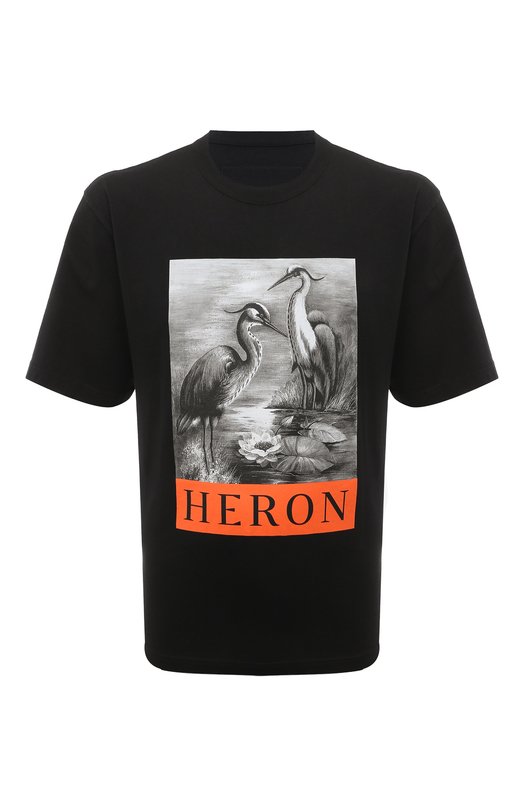 фото Хлопковая футболка heron preston