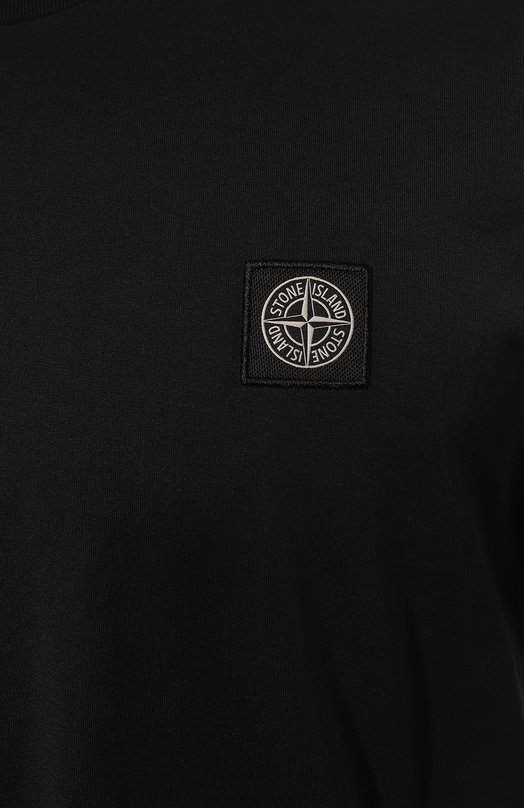 фото Хлопковая футболка stone island