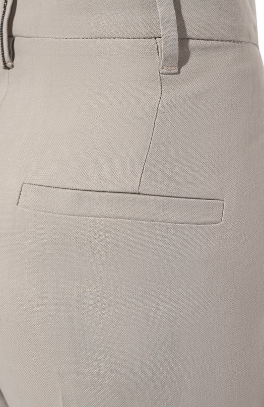 фото Брюки из вискозы и льна brunello cucinelli