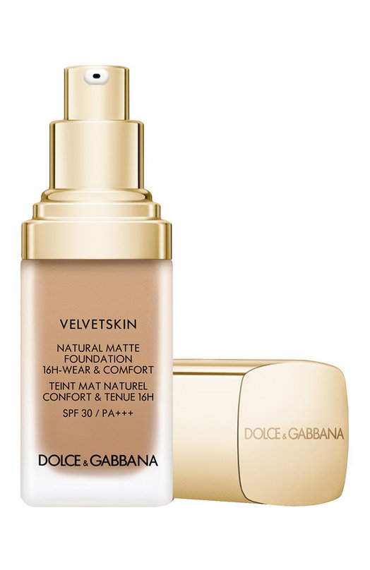 фото Матирующее тональное средство-флюид velvetskin, оттенок bisque 370 (30ml) dolce & gabbana