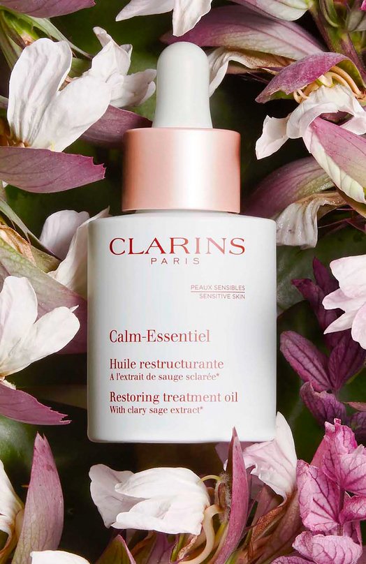 фото Восстанавливающее масло для чувствительной кожи calm-essentiel (30ml) clarins