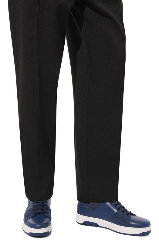 фото Кожаные кеды zilli