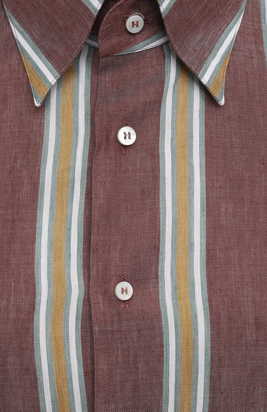 фото Рубашка изо льна и хлопка zilli